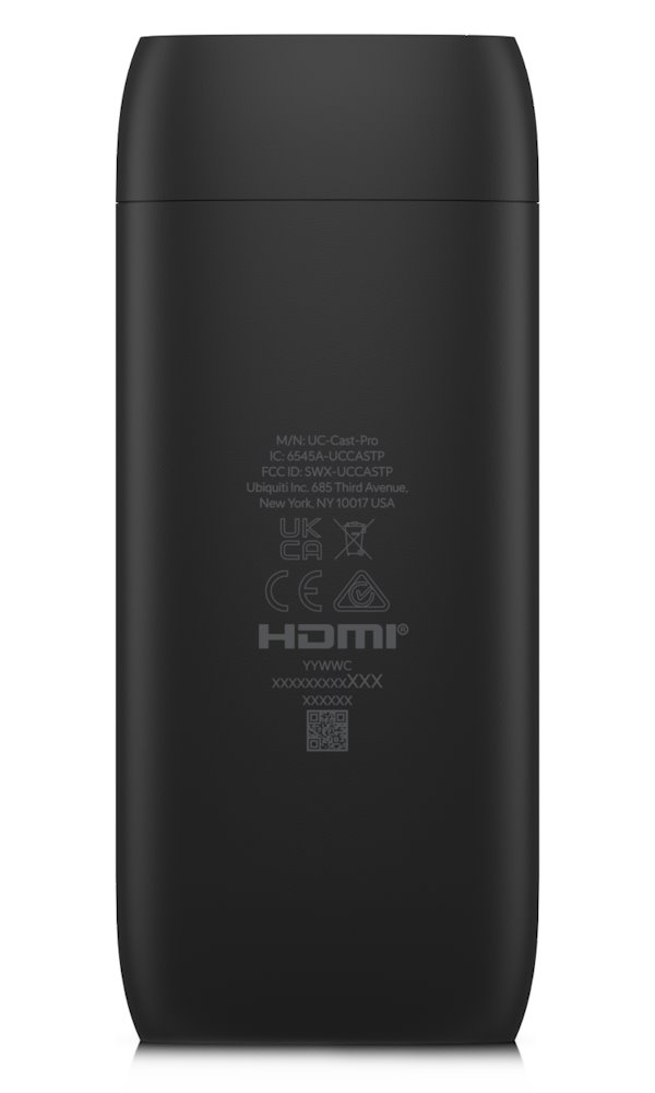 Ubiquiti Connect Display Cast Pro - Zobrazovací zařízení pro HDMI displej, úložiště 32GB, RAM 8GB, Wi-Fi6 2.4/5GHz, PoE+