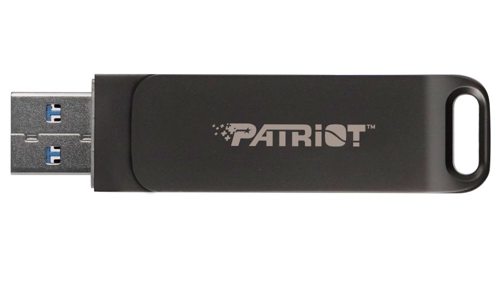 PATRIOT RAGE R550 64GB / USB Typ-A + USB Typ-C / USB 3.2 Gen 1 / šedá