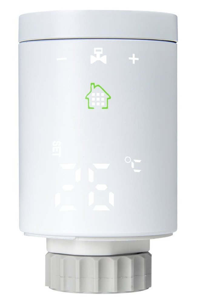 Xtend Home Tuya chytrá termostatická hlavice displej na boku