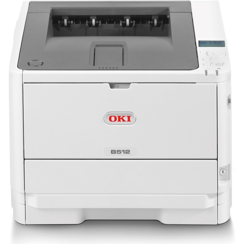 OKI B512dn A4, čb, 1200x1200, 45 ppm, USB 2.0, PCL6+PS3, duplex, LAN