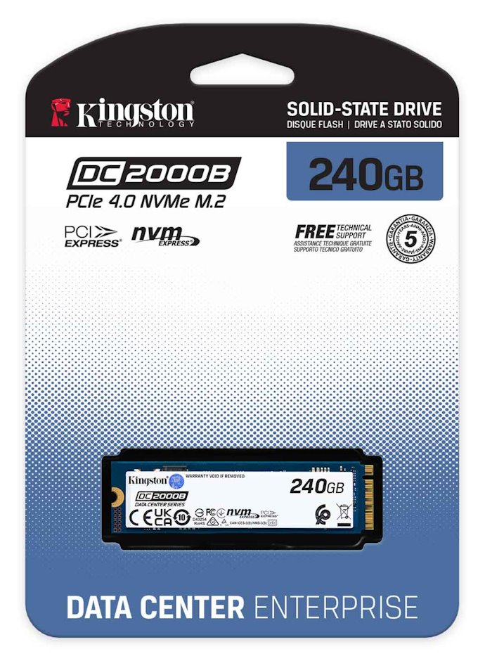 KINGSTON DataCenter DC2000B SSD 240GB / NVMe M.2 PCIe Gen4 / Interní / M.2 2280