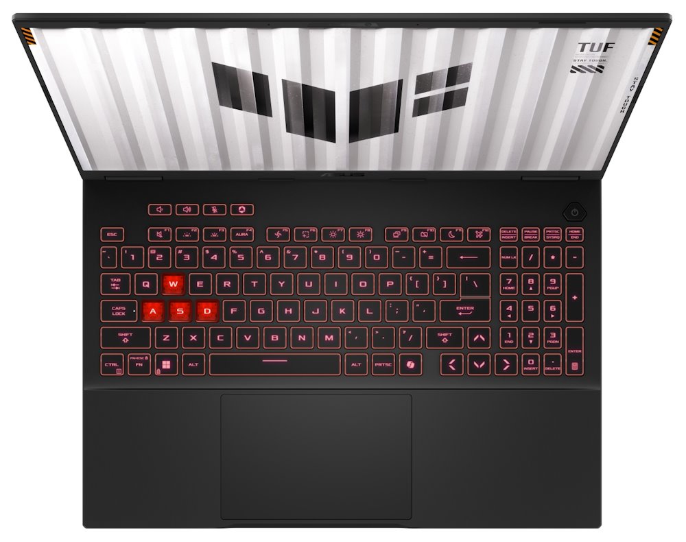 ASUS TUF Gaming A16/ Ryzen AI 9 HX 370/ 32GB/ 1TB/ RTX 4060 8GB/ 16"WQXGA,matný,165Hz/ W11H/ šedý