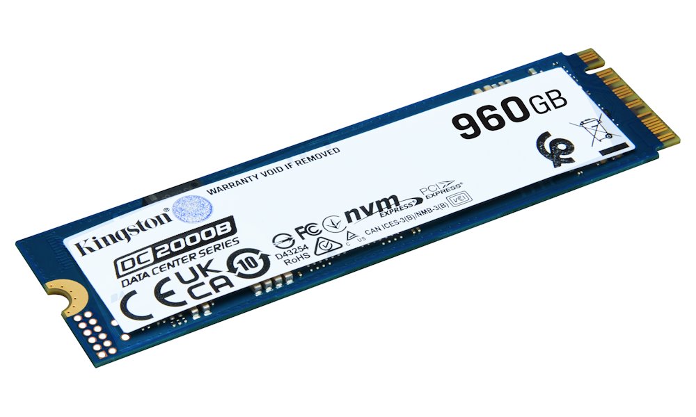 KINGSTON DataCenter DC2000B SSD 960GB / NVMe M.2 PCIe Gen4 / Interní / M.2 2280