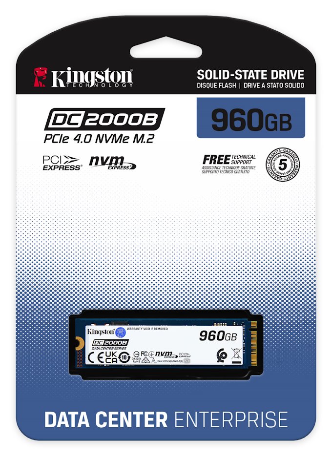 KINGSTON DataCenter DC2000B SSD 960GB / NVMe M.2 PCIe Gen4 / Interní / M.2 2280