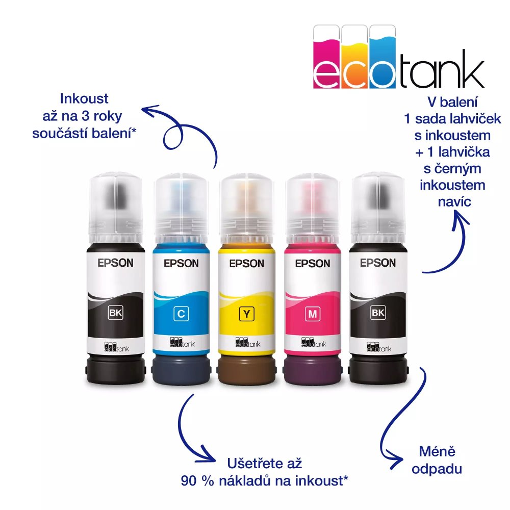 Epson EcoTank L3230/ 5760 x 1440/ A4/ MFZ/ ITS/ 4 barvy/ USB/ 5 let záruka po registraci