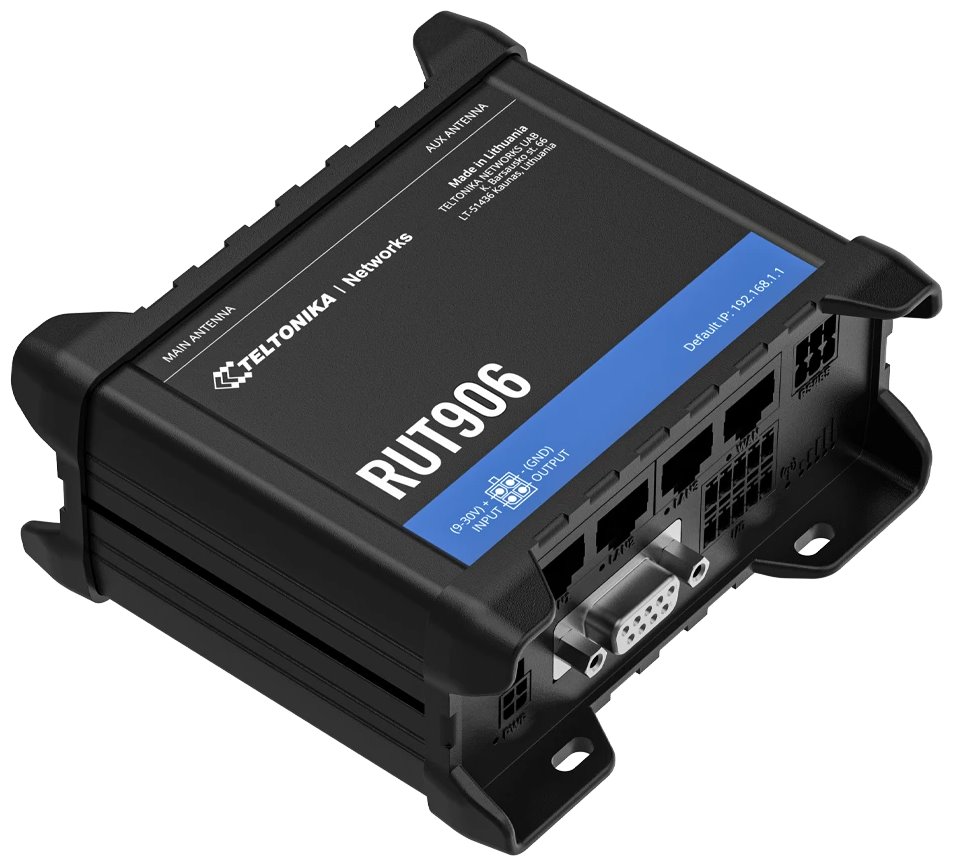 Teltonika RUT906 průmyslový router, 4G, Dual SIM, RS232/RS485