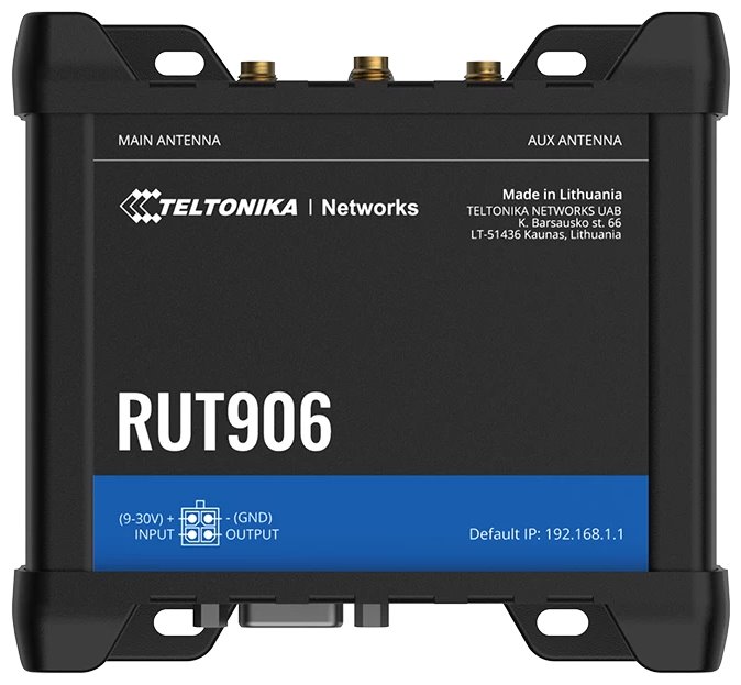 Teltonika RUT906 průmyslový router, 4G, Dual SIM, RS232/RS485