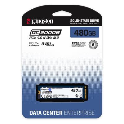 KINGSTON DataCenter DC2000B SSD 480GB / NVMe M.2 PCIe Gen4 / Interní / M.2 2280