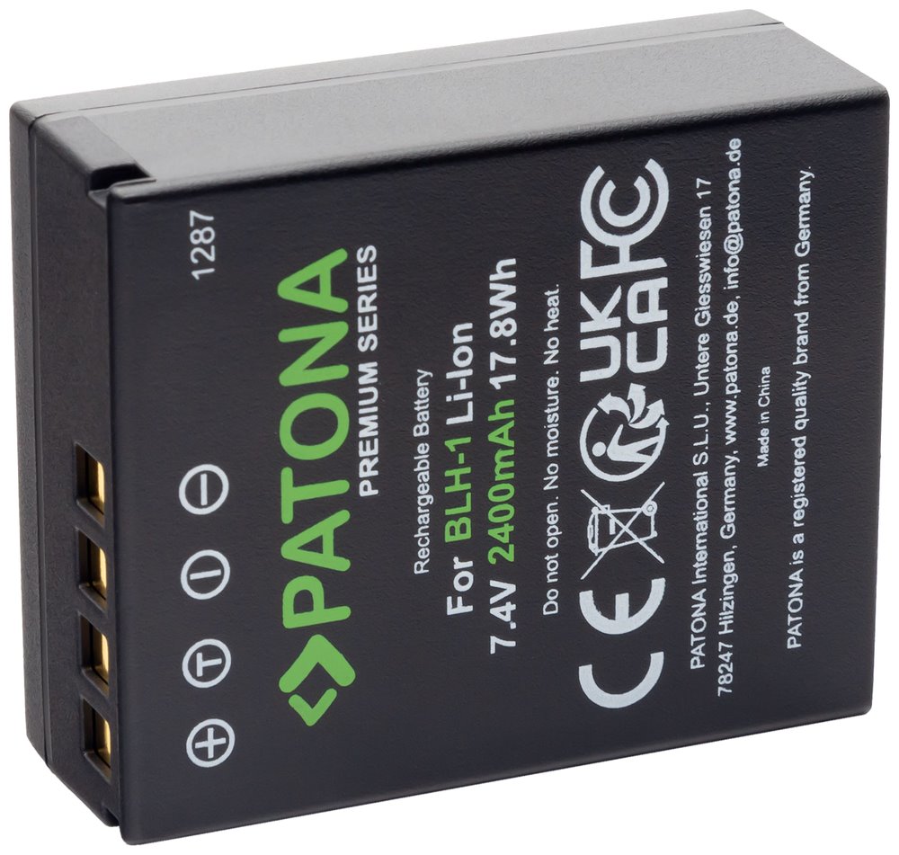 PATONA baterie pro foto Olympus BLH-1 2400mAh Li-Ion Premium
