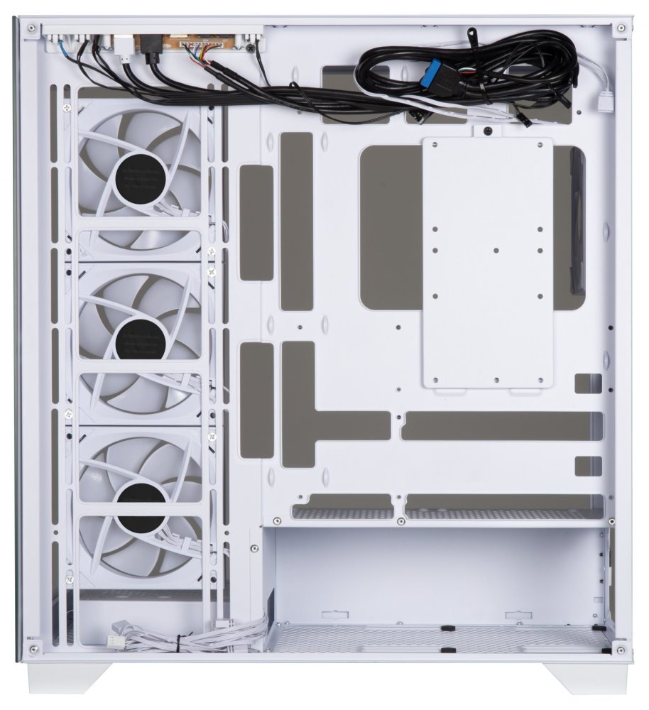 BitFenix skříň CETO / ATX / 4x 120mm FRGB fan / 2x USB 3.0 / USB-C / tvrzené sklo / bílá