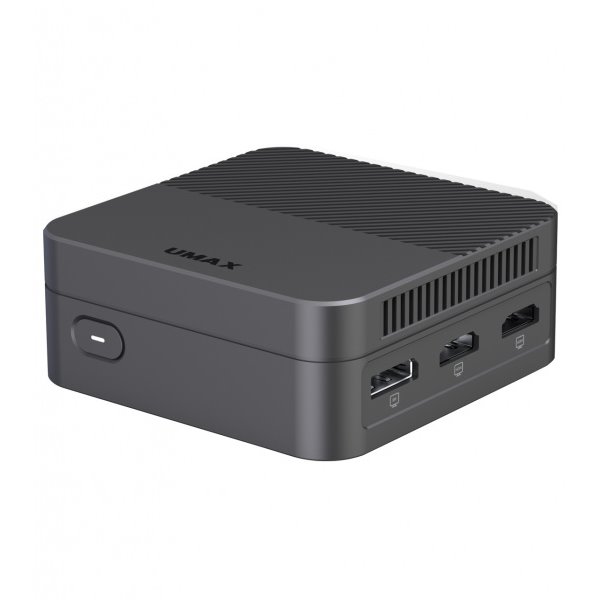UMAX Mini PC U-Box N10 Plus/ N100/ 8GB/ 128GB SSD/ 2x HDMI/ DP/ 3x USB 3.0/ BT/ Wi-Fi/ 2x LAN/ W11 Pro