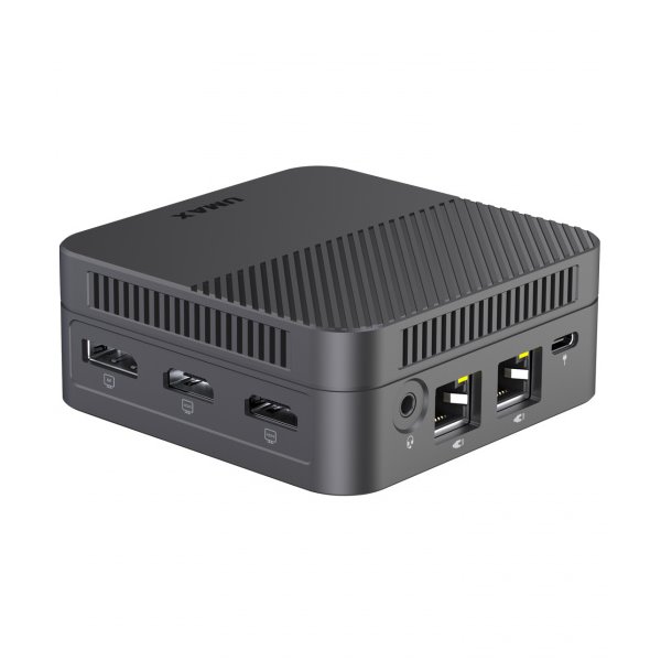 UMAX Mini PC U-Box N10 Plus/ N100/ 8GB/ 128GB SSD/ 2x HDMI/ DP/ 3x USB 3.0/ BT/ Wi-Fi/ 2x LAN/ W11 Pro