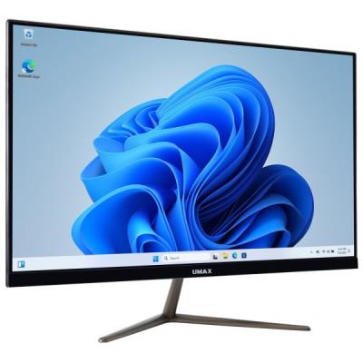 UMAX All-in-One U-One 24AN Pro/ 23,8" IPS/ 1920x1080/ N100/ 8GB/ 128GB SSD/ HDMI/ 3x USB 3.2/ 2x USB 2.0/ W11 Pro/ černý