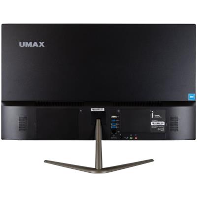 UMAX All-in-One U-One 24AN Pro/ 23,8" IPS/ 1920x1080/ N100/ 8GB/ 128GB SSD/ HDMI/ 3x USB 3.2/ 2x USB 2.0/ W11 Pro/ černý