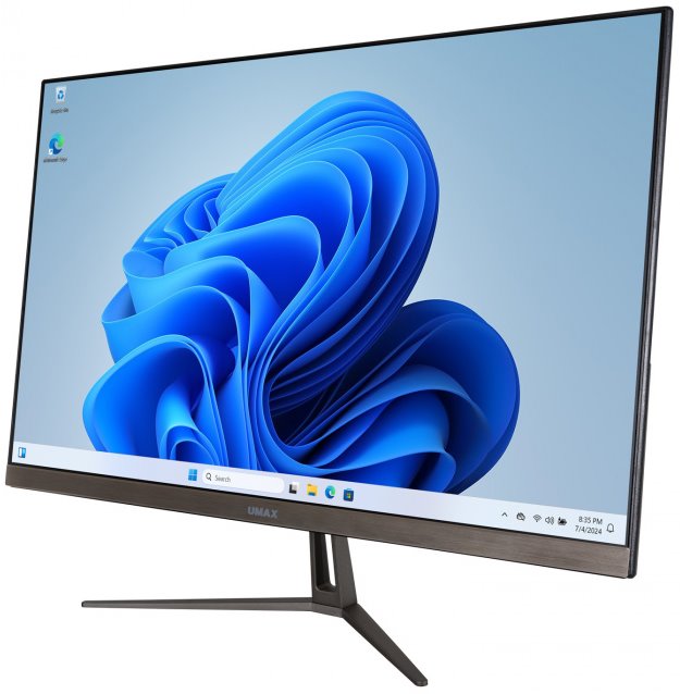 UMAX All-in-One U-One 27AN Pro/ 27" IPS/ 1920x1080/ N100/ 8GB/ 256GB SSD/ HDMI/ 3x USB 3.2/ 2x USB 2.0/ W11 Pro/ černý