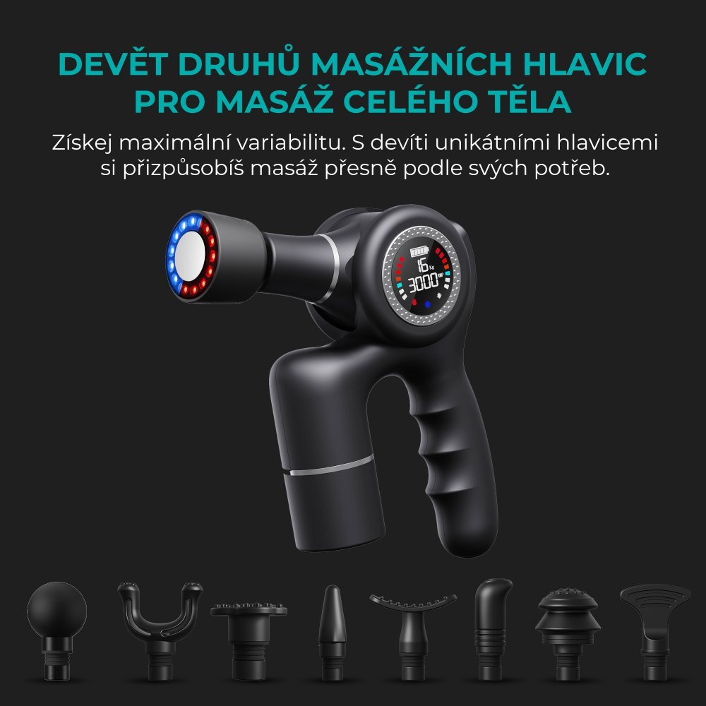 MISURA masážní pistole MBXPro černá