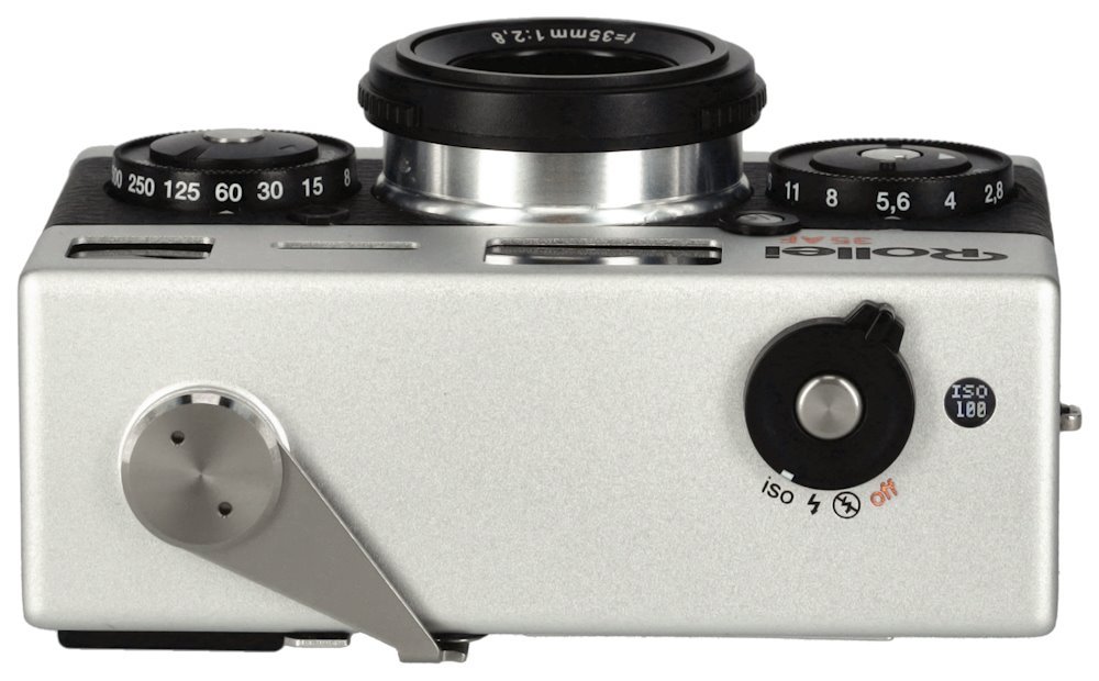 Rollei 35AF/ analog/ 35mm f/2.8 Objektiv/ blesk