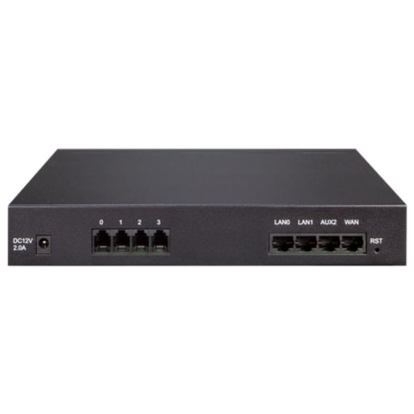 Planet VGW-420FO VoIP gateway, 4x FXO, SIP, CallerID, Fax, firewall, SNMP, TLS/SRTP, QoS