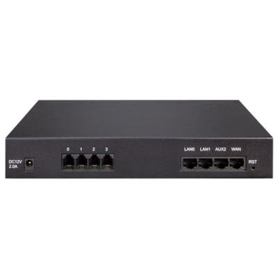 Planet VGW-420FO VoIP gateway, 4x FXO, SIP, CallerID, Fax, firewall, SNMP, TLS/SRTP, QoS