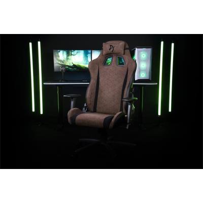 AROZZI herní židle AVANTI Soft Fabric Brown/ látkový povrch/ hnědá