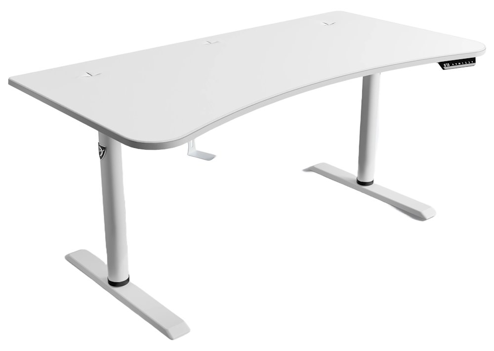AROZZI herní stůl ARENA MOTO WHITE/ motorizovaný/ nastavení výšky 72 - 118 cm/ bílý