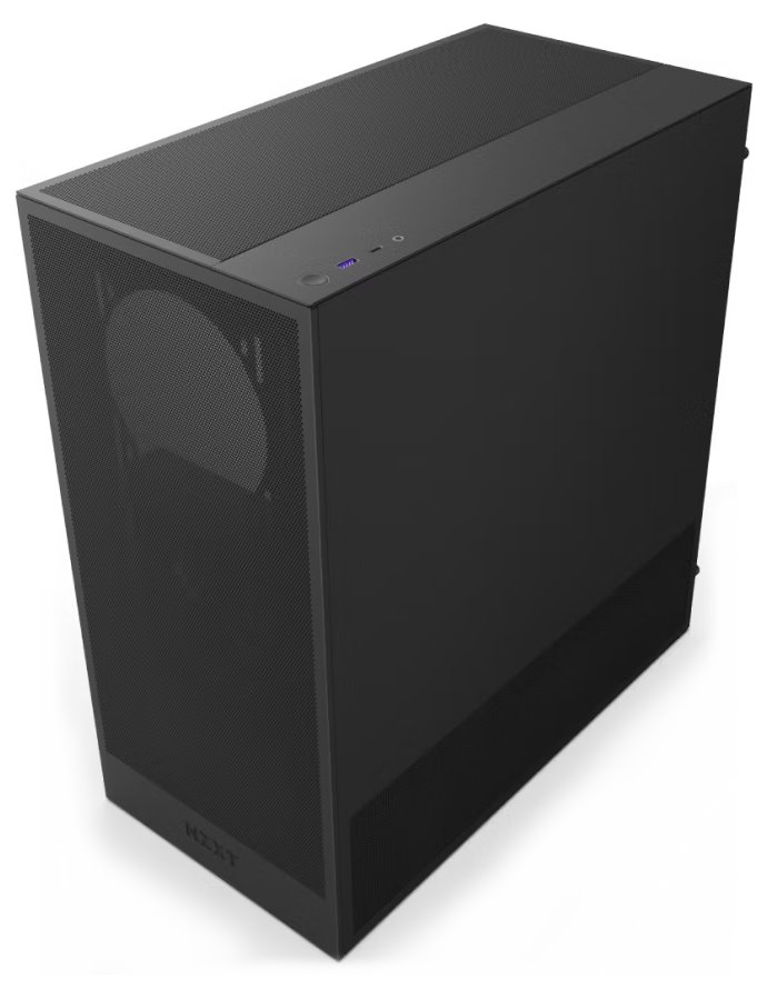 NZXT skříň H5 Flow edition / 2x120 mm fan / USB 3.0 / USB-C 3.1 / průhledná bočnice / mesh panel / černá