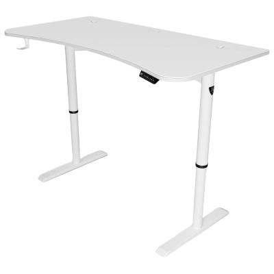 AROZZI herní stůl ARENA MOTO WHITE/ motorizovaný/ nastavení výšky 72 - 118 cm/ bílý