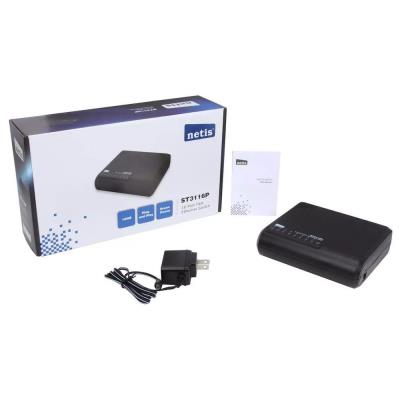 STONET by Netis ST-3116P  Switch 16x 10/100, plastový, GREEN, na stěnu/stůl