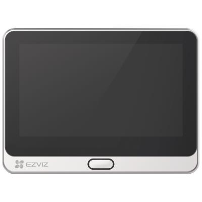 EZVIZ chytrý dveřní videotelefon DP2 2K/ Wi-Fi/ kamera 2304 x 1296/ H.265/ kukátko/ zvonek/ IR do 5m/ PIR/ LCD 4,3"