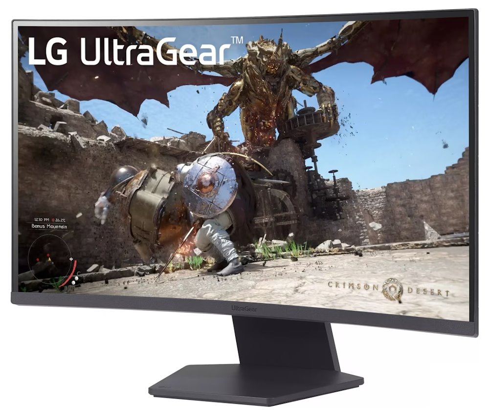 LG monitor 27GS60QC-B  VA 27"/ 2560x1440 / 180Hz/ 300cdm / 1ms/ 3000:1/DP/HDMI/ černý