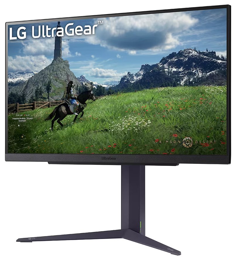 LG monitor 27GS85Q-B  IPS 27"/ 2560x1440 / 180Hz/ 400cdm / 1ms/ 1000:1/DP/HDMI/PIVOT černý