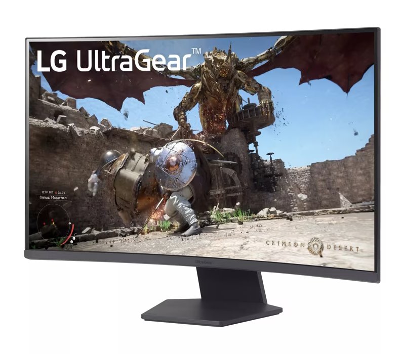 LG monitor 32GS60QC-B  VA 31,5"/ 2560x1440 / 180Hz/ 300cdm / 1ms/ 3000:1/DP/HDMI/ černý