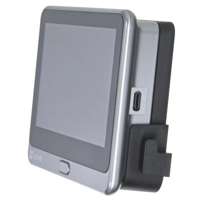 EZVIZ chytrý dveřní videotelefon DP2 2K/ Wi-Fi/ kamera 2304 x 1296/ H.265/ kukátko/ zvonek/ IR do 5m/ PIR/ LCD 4,3"