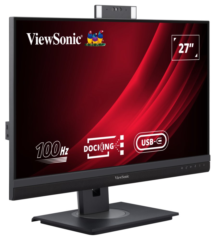 ViewSonic VG2757V-2K / 27"/ IPS/ 16:9/ 2560x1440/ 5ms/ 350cd/m2/ WEBCAM/ DP/ HDMI/ RJ45/ USB/ PIVOT/ Repro