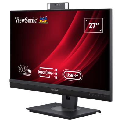 ViewSonic VG2757V-2K / 27"/ IPS/ 16:9/ 2560x1440/ 5ms/ 350cd/m2/ WEBCAM/ DP/ HDMI/ RJ45/ USB/ PIVOT/ Repro