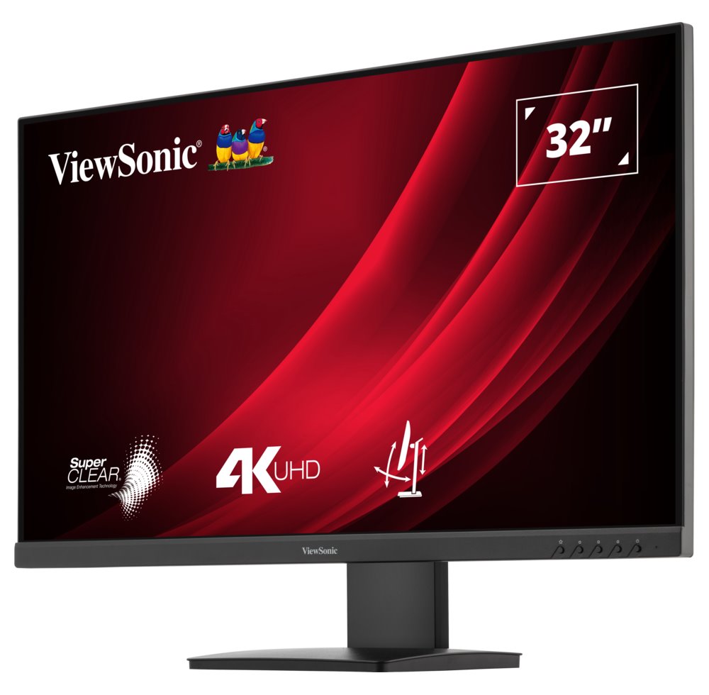 ViewSonic VG3208-4K / 32"/ VA/ 16:9/ 3840x2160/ 4ms/ 300cd/m2/ DP/ HDMI/ výškově nastav.