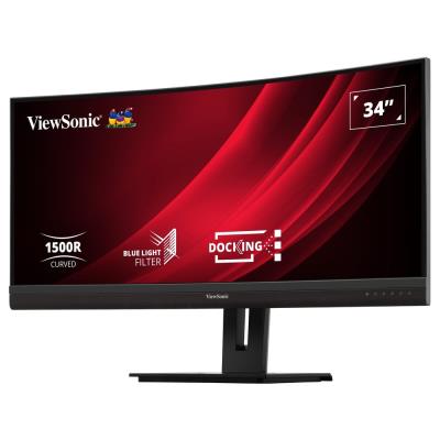 ViewSonic VG3456C / 34" prohnutý/ VA/ 21:9/ 3440x1440/ 5ms/ 400cd/m2/ DP/ HDMI/ USB/ RJ45/ Repro/výškově nast.