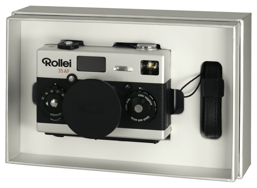 Rollei 35AF/ analog/ 35mm f/2.8 Objektiv/ blesk