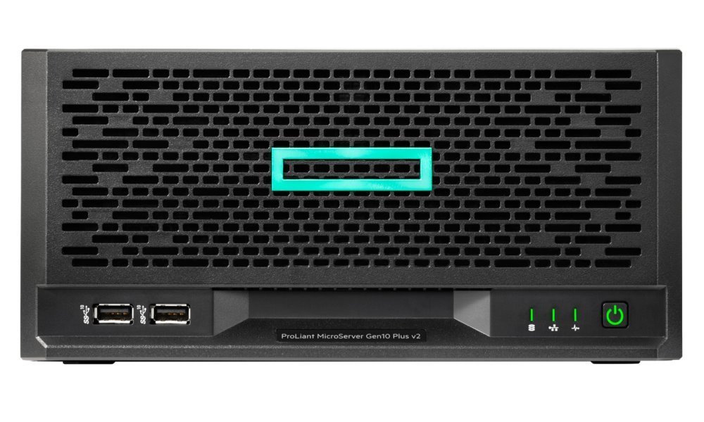 HPE PL MicroServer g10 Plus v2 E2314 (2.8/4C) 2x16G (P43019) 2x1TB (801882) SATA 4LFF NHP VROC 4p1G Smart Choice