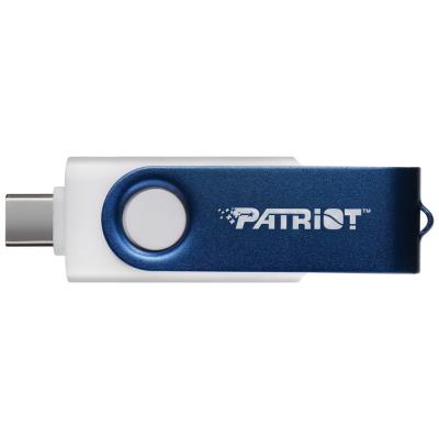 PATRIOT Xporter X550 512GB / USB Typ-A + USB Typ-C / USB 3.2 Gen 1 / bílo-modrá