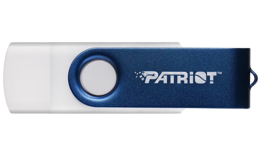 PATRIOT Xporter X550 64GB / USB Typ-A + USB Typ-C / USB 3.2 Gen 1 / bílo-modrá