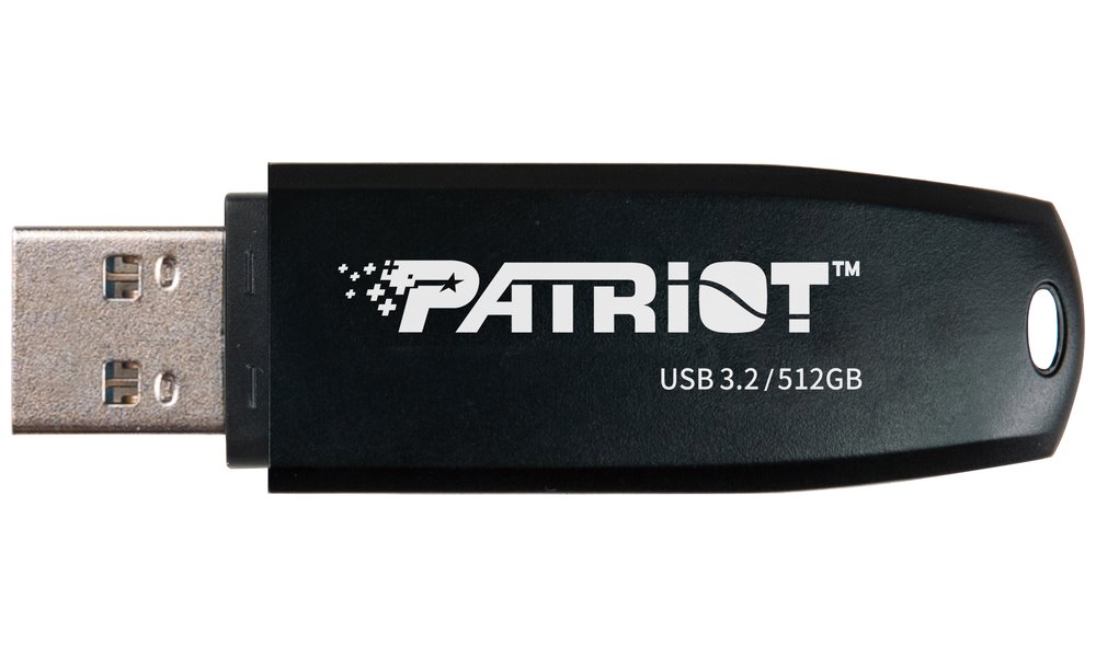 PATRIOT Xporter CORE 512GB Typ-A / USB 3.2 Gen 1 / plastová / černá