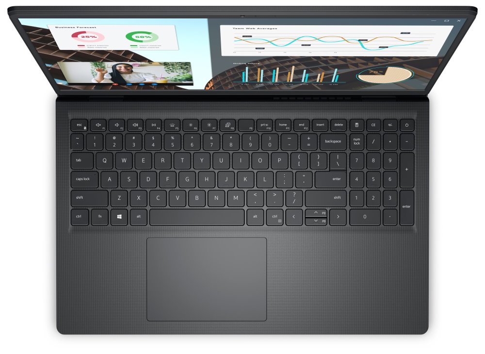 DELL Vostro 15 (3530)/ i7-1355U/ 16GB/ 512GB SSD/ 15.6" FHD/ Intel Iris Xe/ FPR/ podsv.kl./ W11Pro/ černá/ 3Y PS on-site