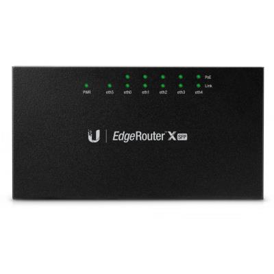 Ubiquiti EdgeRouter X SFP - 5x GbE port, 1x SFP port, 5x PoE 24V (PoE budget 50W)