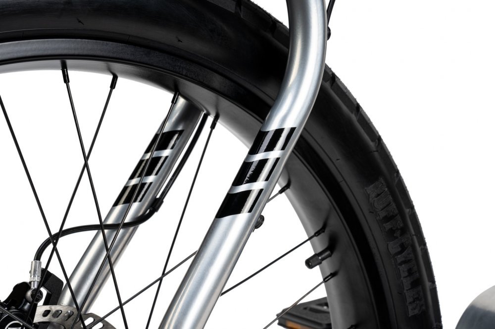 BLUETOUCH E-BIKE BIGGIE - Delirium Silver 500 Wh