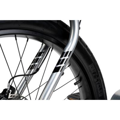 BLUETOUCH E-BIKE BIGGIE - Delirium Silver 500 Wh