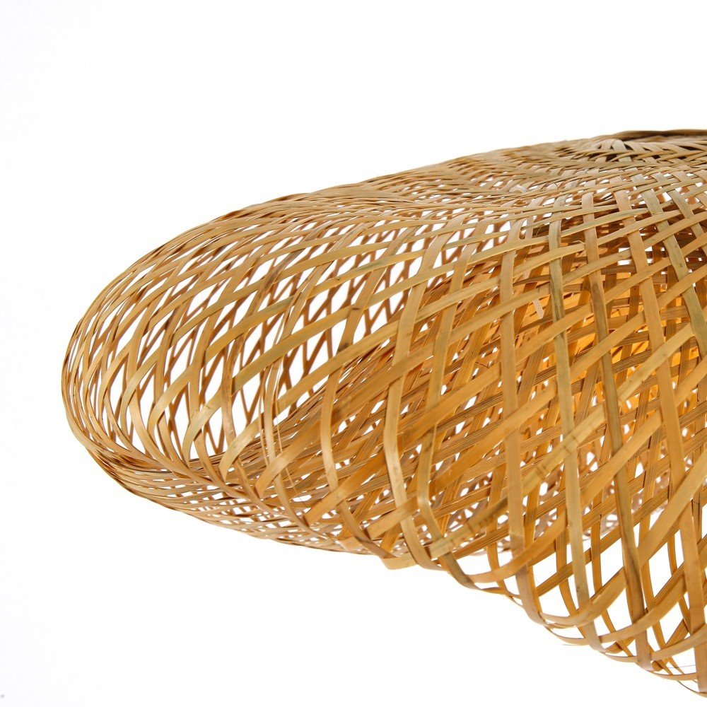 IMMAX BOHO HILO designové závěsné svítidlo, D80cm, E27, bambus