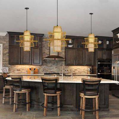 IMMAX BOHO PINCHOS designové závěsné svítidlo, D45cm, E27, bambusové dřevo