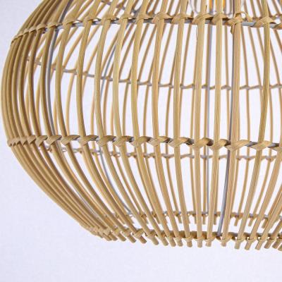 IMMAX BOHO PELO designové závěsné svítidlo, D40cm, E27, přírodní ratan