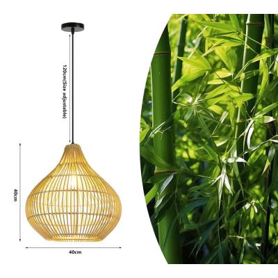 IMMAX BOHO PELO designové závěsné svítidlo, D40cm, E27, přírodní ratan